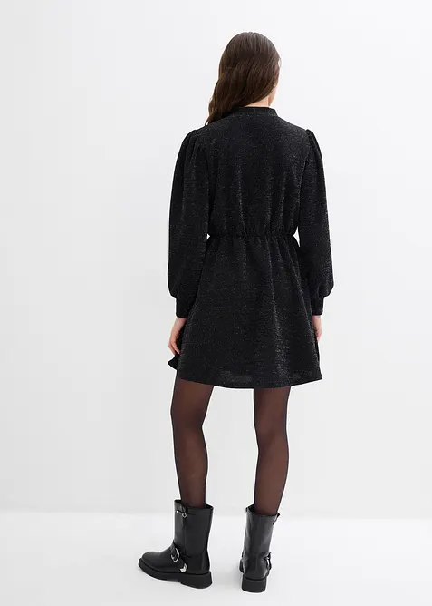 Robe brillante en jersey interlock épais, bonprix