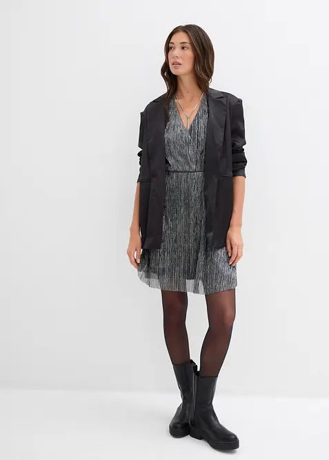 Kurzes Glitzerkleid, bonprix