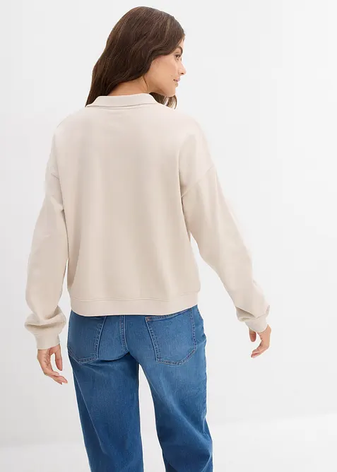 Sweatshirt aus reiner Bio-Baumwolle, bonprix