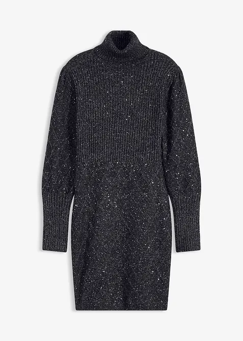 Robe en maille brillante, bonprix