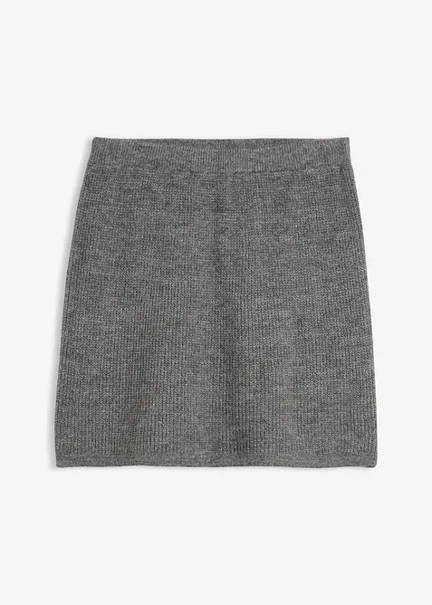 Jupe courte en maille, bonprix