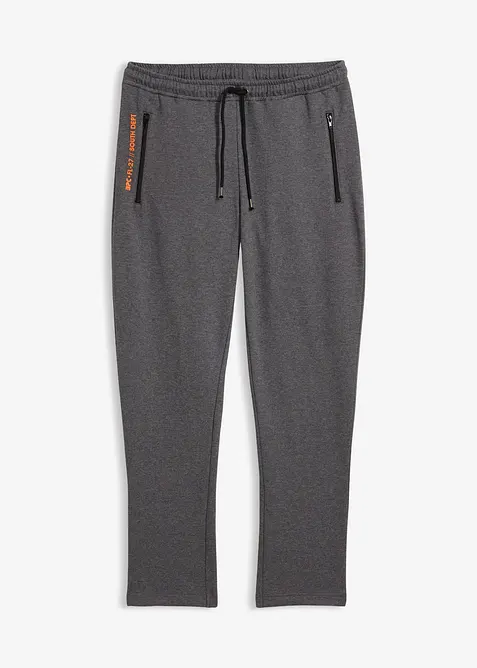 Pantalon de jogging en coton avec poches zippées pratiques, bonprix