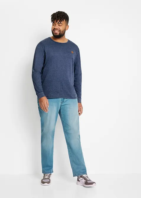 Lot de 2 jeans regular l&eacute;gers, droits, bonprix