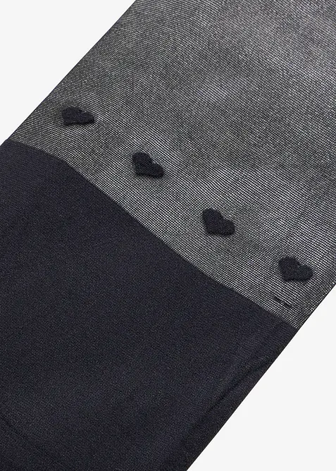 Collant effet jambi&egrave;res et c&oelig;urs 60den, bonprix