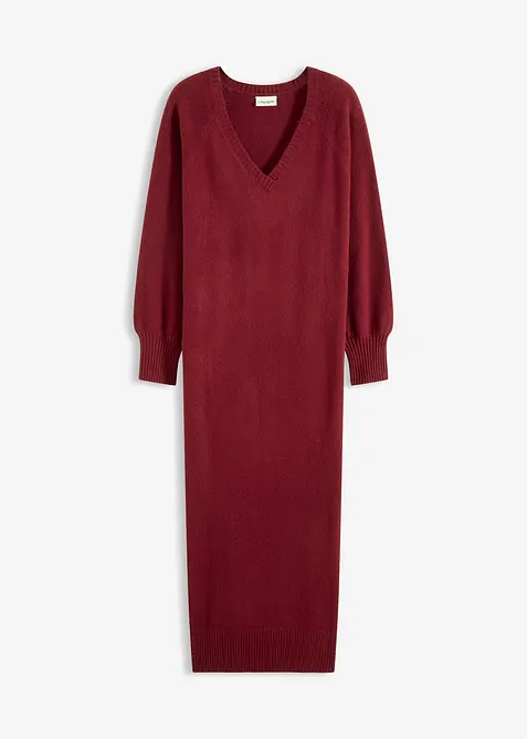 Robe midi oversize en maille, bonprix