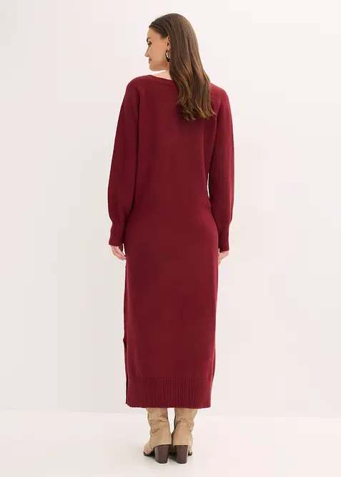 Robe midi oversize en maille, bonprix