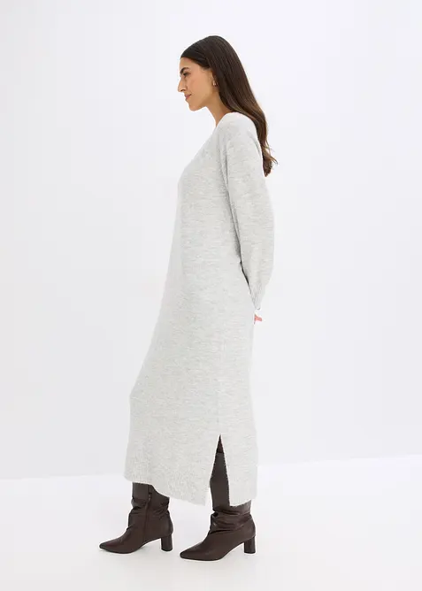 Oversized Strickkleid in Midil&auml;nge, bonprix
