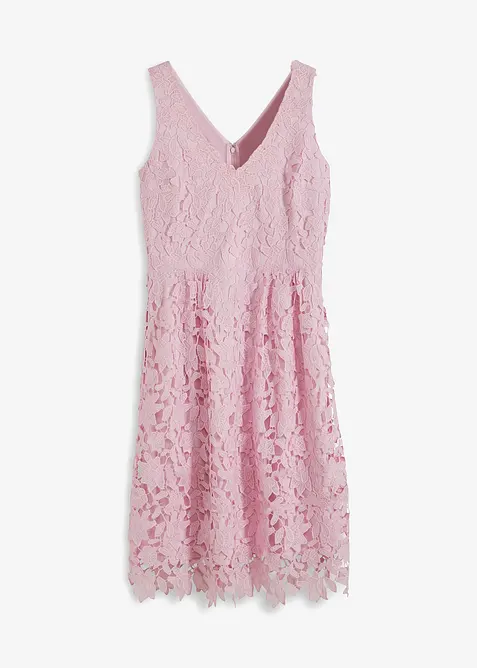 Spitzenkleid mit H&auml;keleinsatz, bonprix
