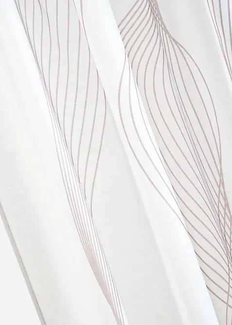 Gardine mit Wellen Druck (1er Pack), bonprix