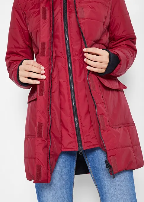 Parka longue style 2-en-1, matelassée et déperlante, bonprix