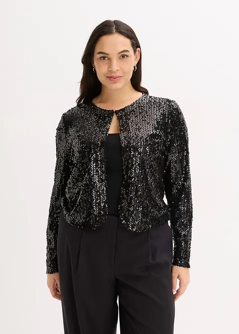 Gilet &agrave; sequins, bonprix