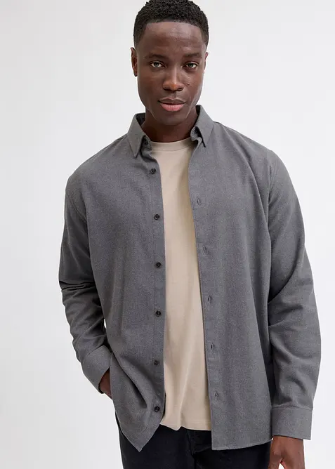 JJ REBEL Flanellhemd aus reiner Baumwolle, J&J Rebel