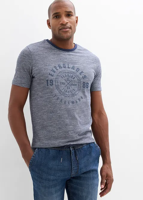 T-Shirt (2er Pack) aus reiner Baumwolle, bonprix