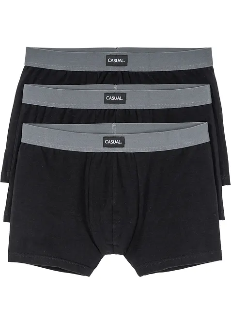 Boxershorts eng mit Baumwolle (3er Pack), bonprix