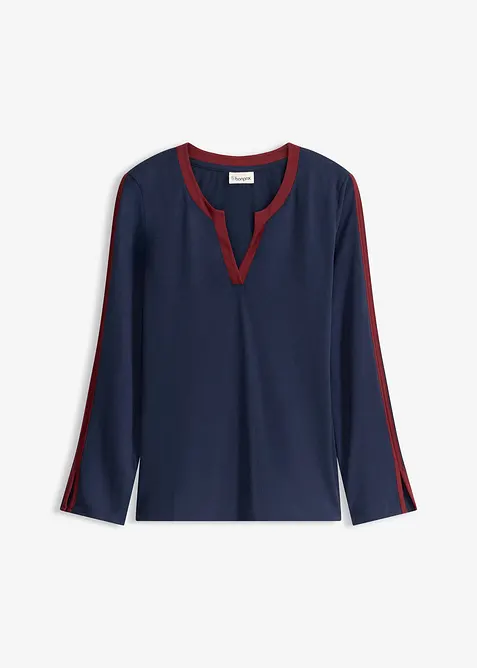 Langarmshirt mit Schlitz, bonprix