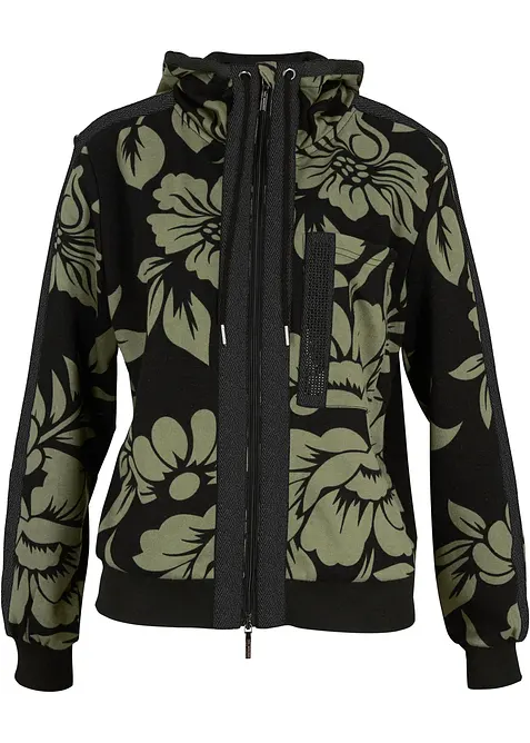 Sweatjacke mit Baumwolle, bonprix