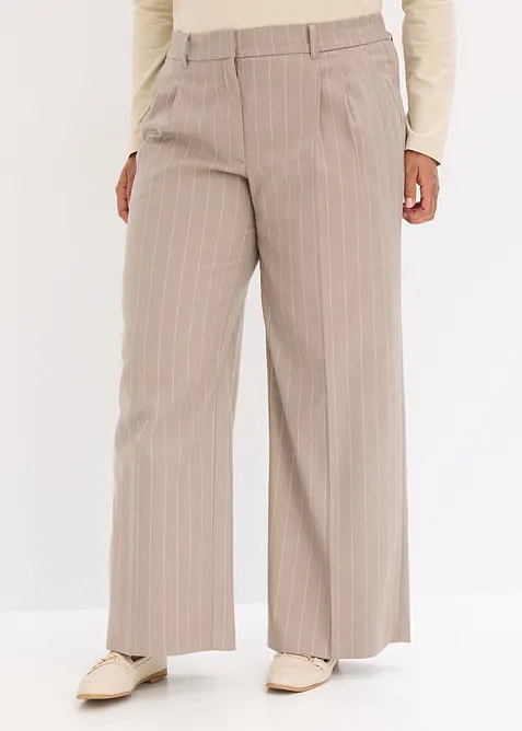 Nadelstreifen Marlenehose, bonprix