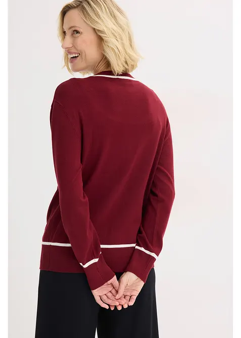 Cardigan &agrave; col V, bonprix