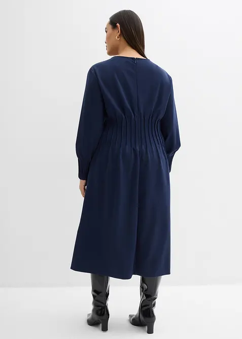 Robe confortable avec plis décoratifs, bonprix