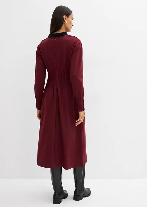 Robe confortable avec plis décoratifs, bonprix
