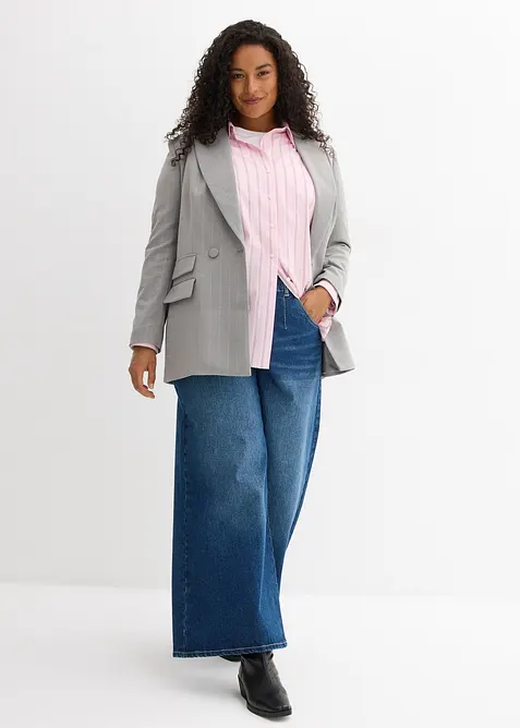 Hemdbluse aus reiner Baumwolle, bonprix