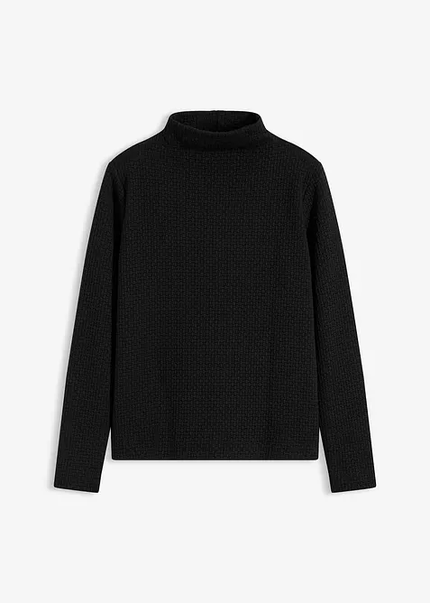 Sweatshirt mit Stehkragen, bonprix