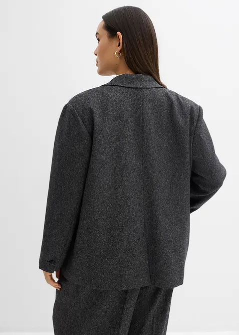 Blazer oversize en viscose m&eacute;lang&eacute;e, bonprix