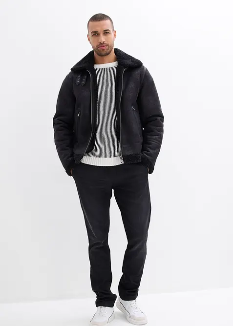 Jean sweat slim, droit, bonprix