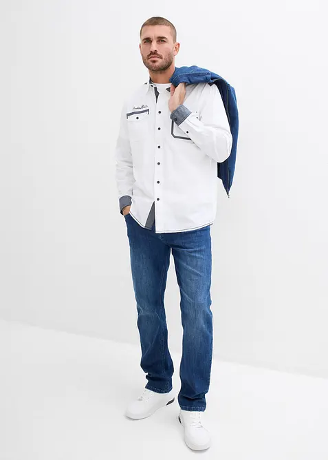 Langarmhemd aus reiner Baumwolle, bonprix