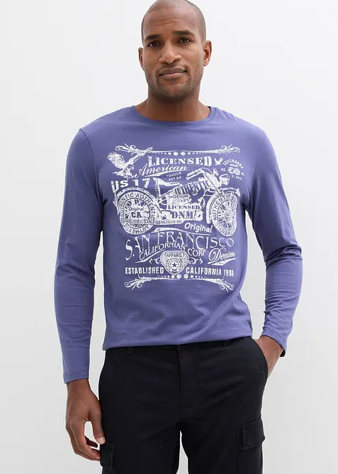 T-shirt manches longues 100% coton, bonprix