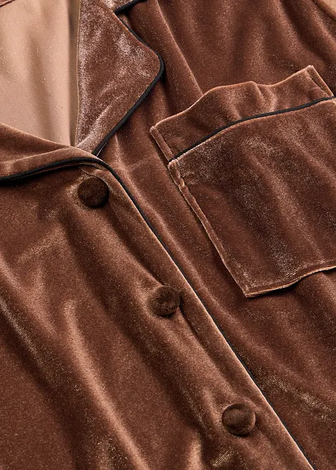 Hausanzug aus Samt, bonprix