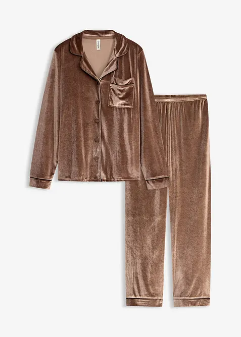 Hausanzug aus Samt, bonprix