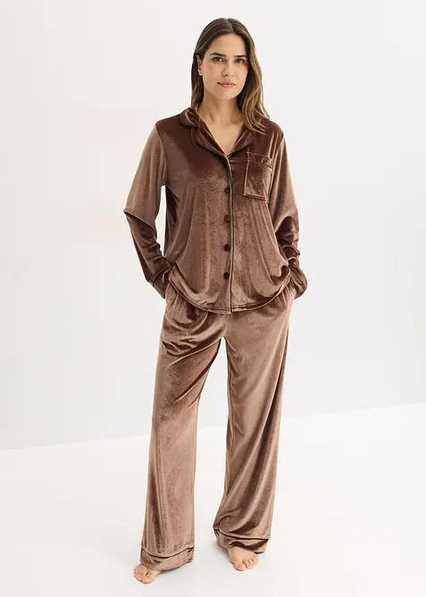 Hausanzug aus Samt, bonprix