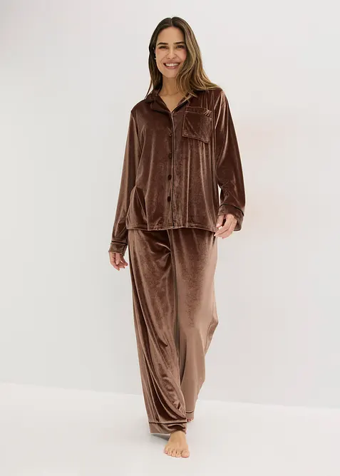 Hausanzug aus Samt, bonprix