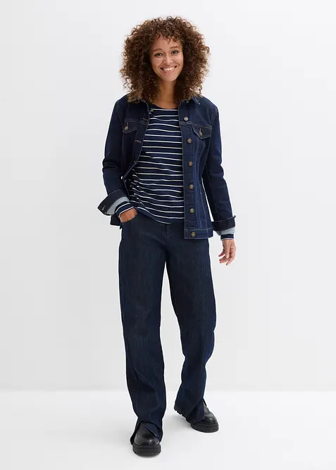 Langarmshirt aus reiner Bio-Baumwolle, bonprix