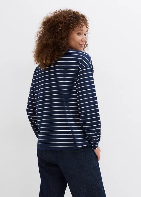 Langarmshirt aus reiner Bio-Baumwolle, bonprix