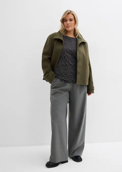 Langarmshirt (2er Pack) aus Baumwoll-Elasthan Mix, bonprix