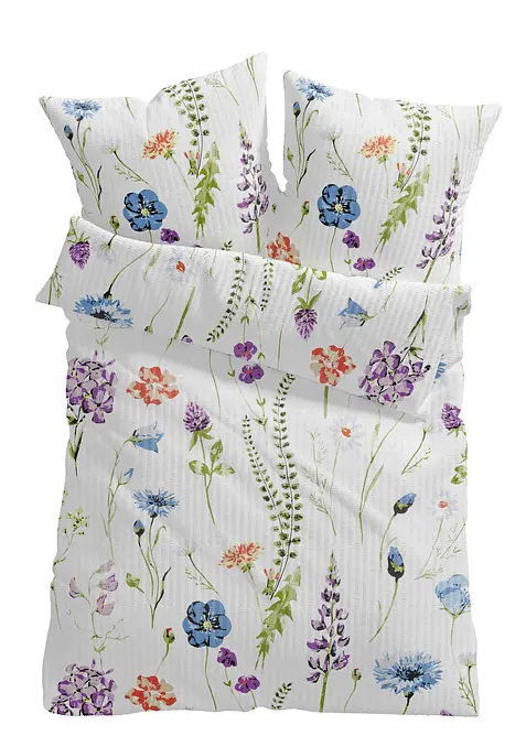 Bettwäsche mit Blumen, bonprix