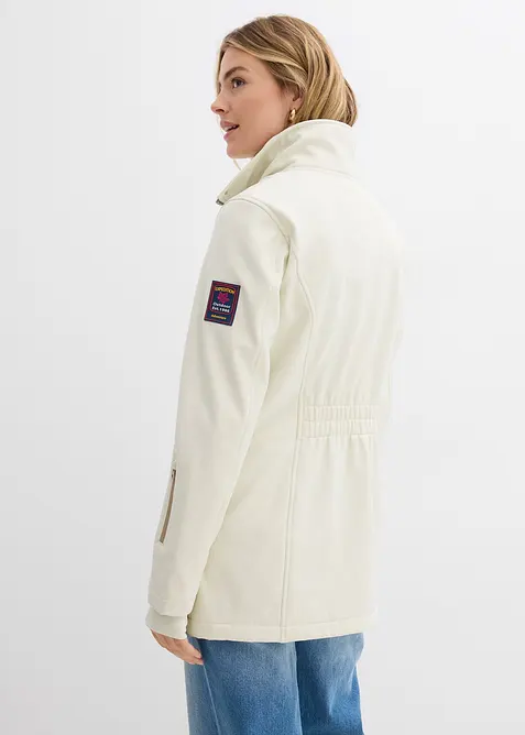 wasserabweisende Stretch-Softshell-Longjacke, bonprix