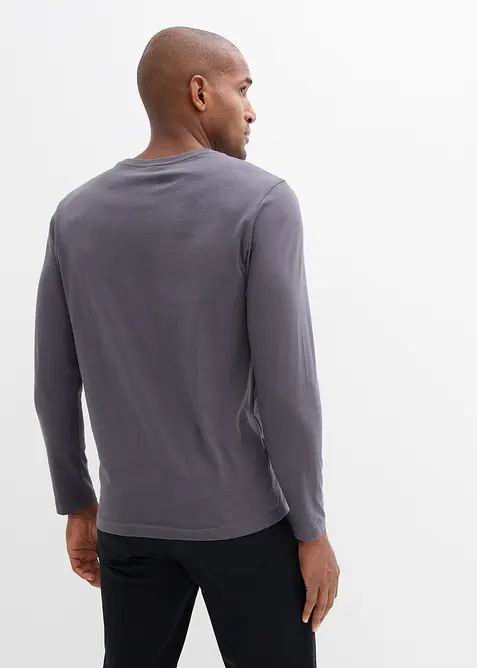 Langarmshirt aus reiner Bio-Baumwolle, bonprix