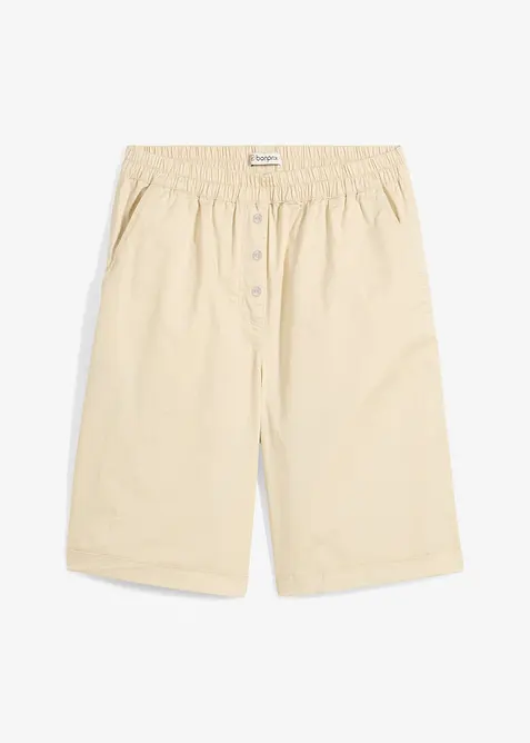 Papertouch-Bermuda aus Baumwoll-Mix, bonprix