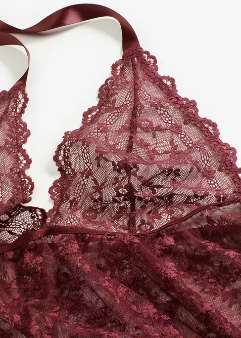 Neckholderkleid aus Spitze, bonprix