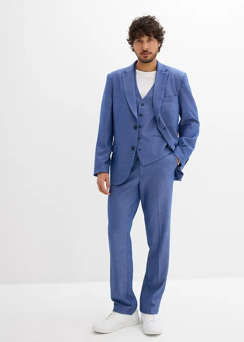 Anzug mit Weste (3-tlg.Set), Regular Fit, bonprix