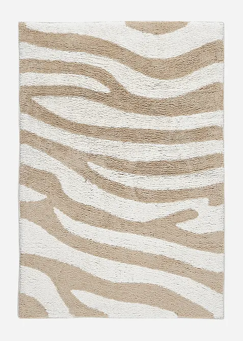 Tapis de bain au motif z&egrave;bre, bonprix
