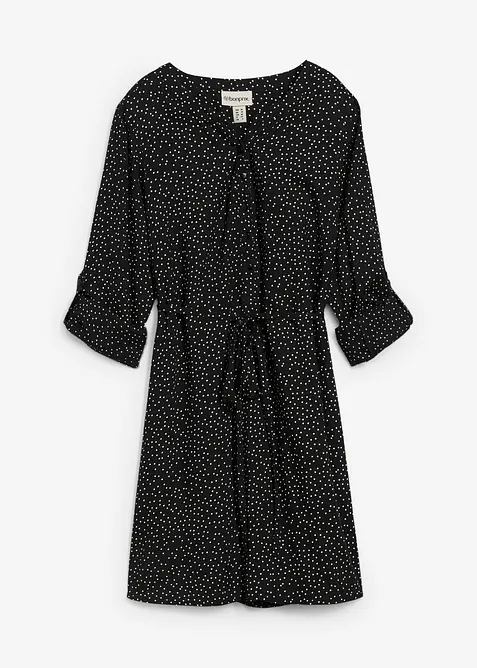 2-in-1 Umstands- und Stillblusenkleid aus fließender Viskose, bonprix