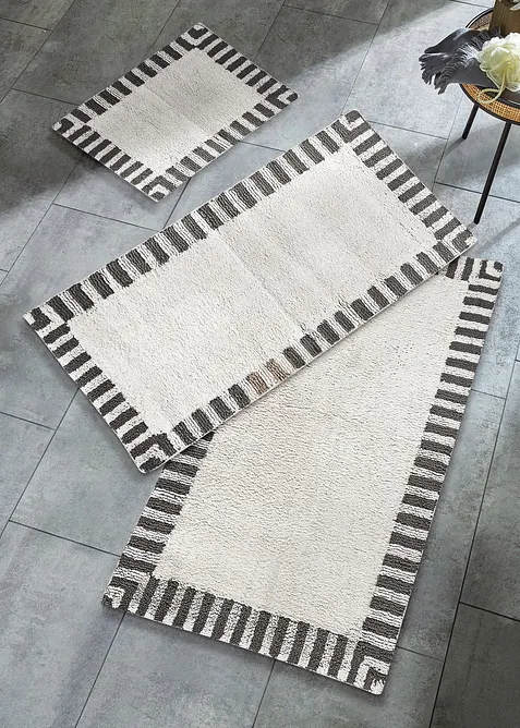 Tapis de bain au motif minimaliste, bonprix