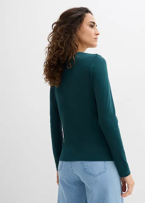 Langarmshirt aus reiner Bio-Baumwolle, bonprix
