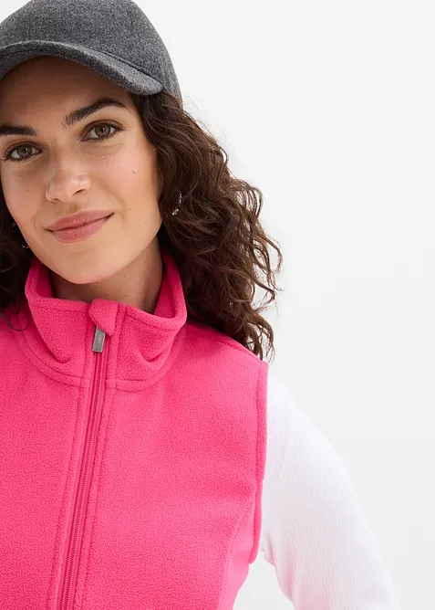 Fleece-Weste mit Taschen, bonprix