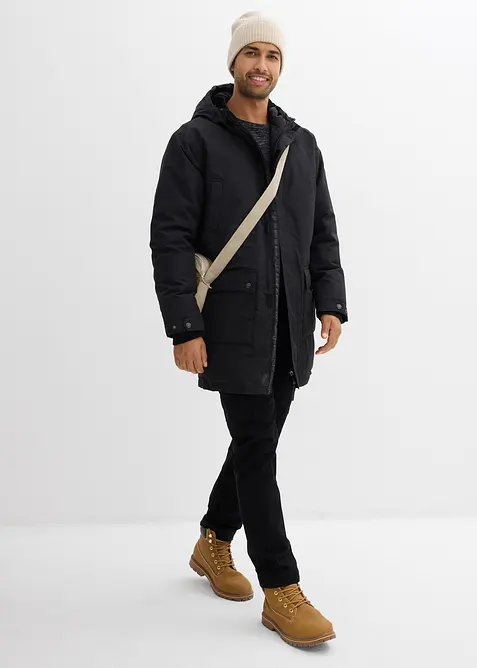 Parka d’hiver imperméable avec duvet véritable, bonprix