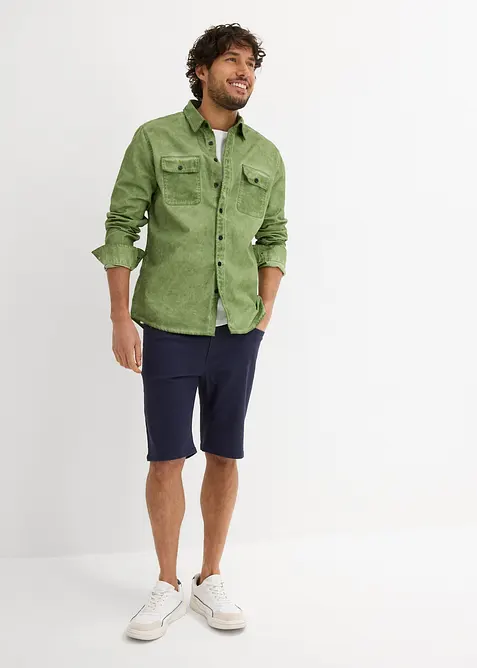 Stretch-Bermuda in Regular Fit (2er Pack), bonprix